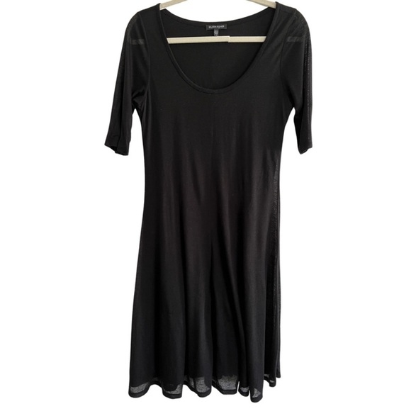 Eileen Fisher Silk Blend Lightweight Skater Dress Size Small - Picture 1 of 4